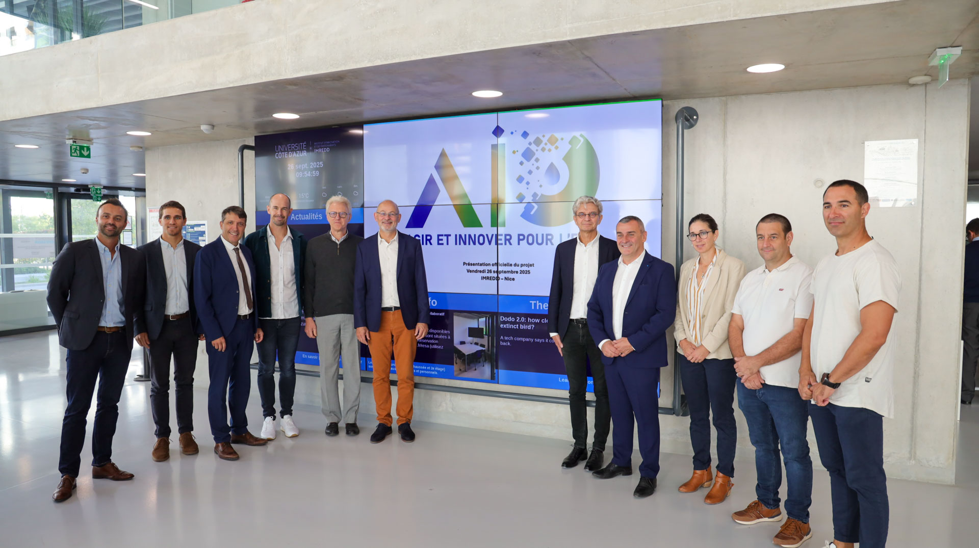 Université Côte d'Azur, Xylem et Métropole Nice Côte d'Azur, partenaires du projet AIO - Agir et Innover pour l'Eau