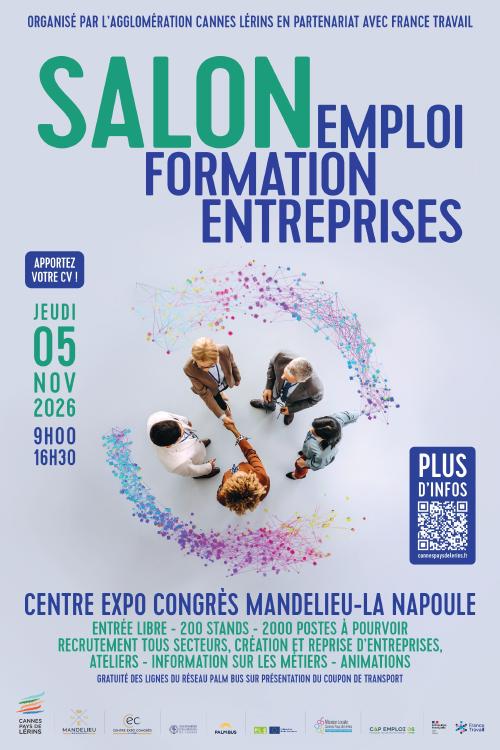 Salon emploi, formation, entreprises - Mandelieu