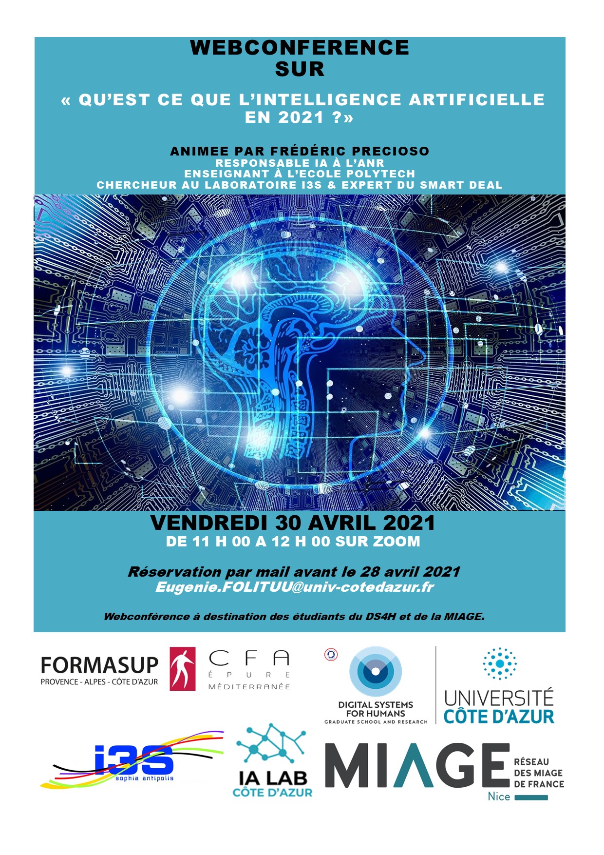 WEBCONFERENCE DU VENDREDI 30 AVRIL 2021