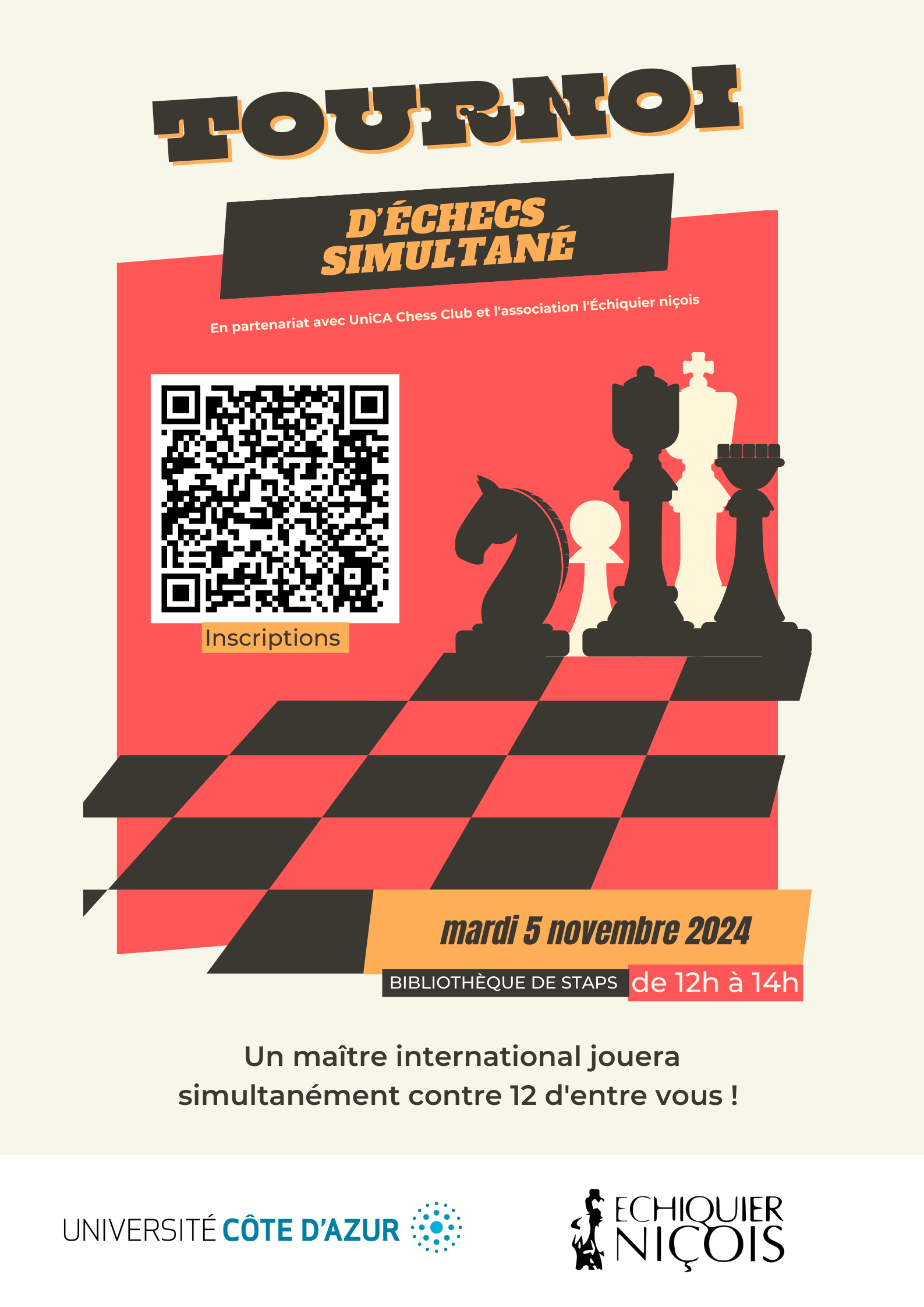 BU STAPS Tournoi échecs