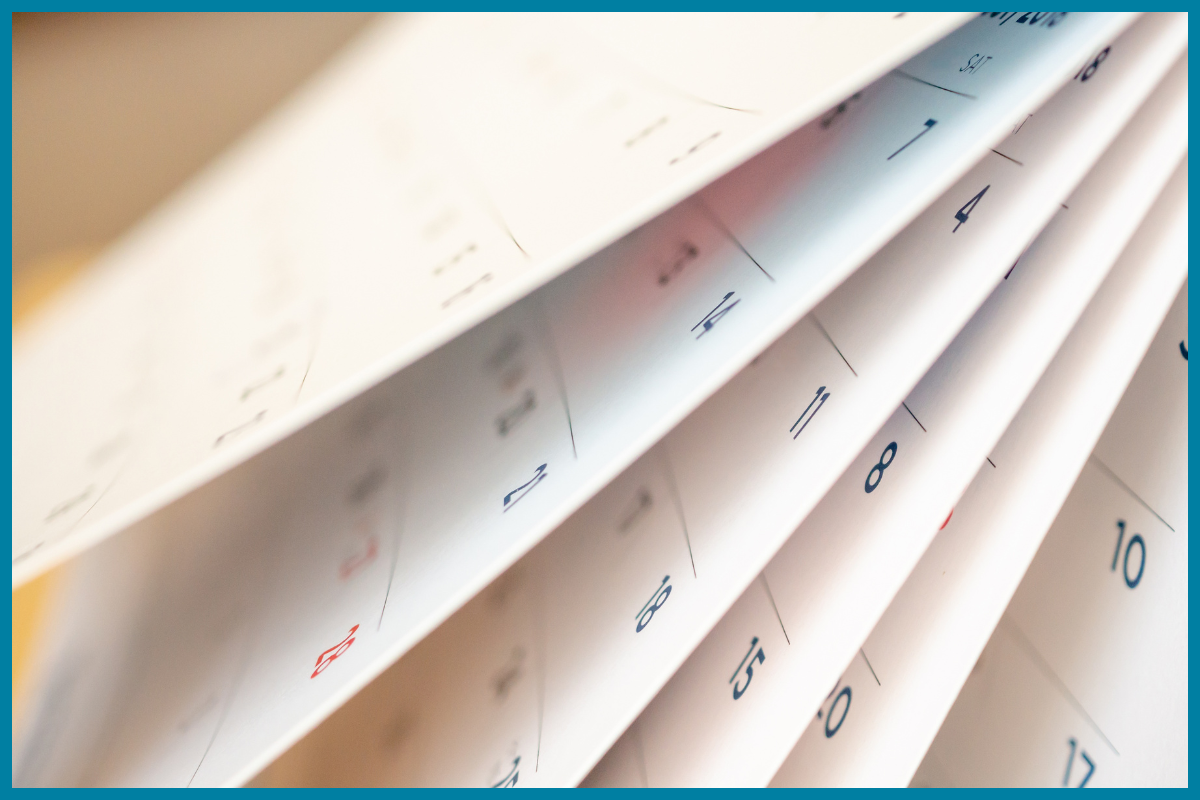 Calendrier des épreuves