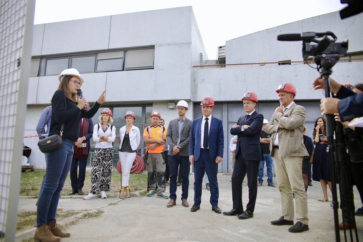 STAPS visite ministérielle nouveau bâtiment