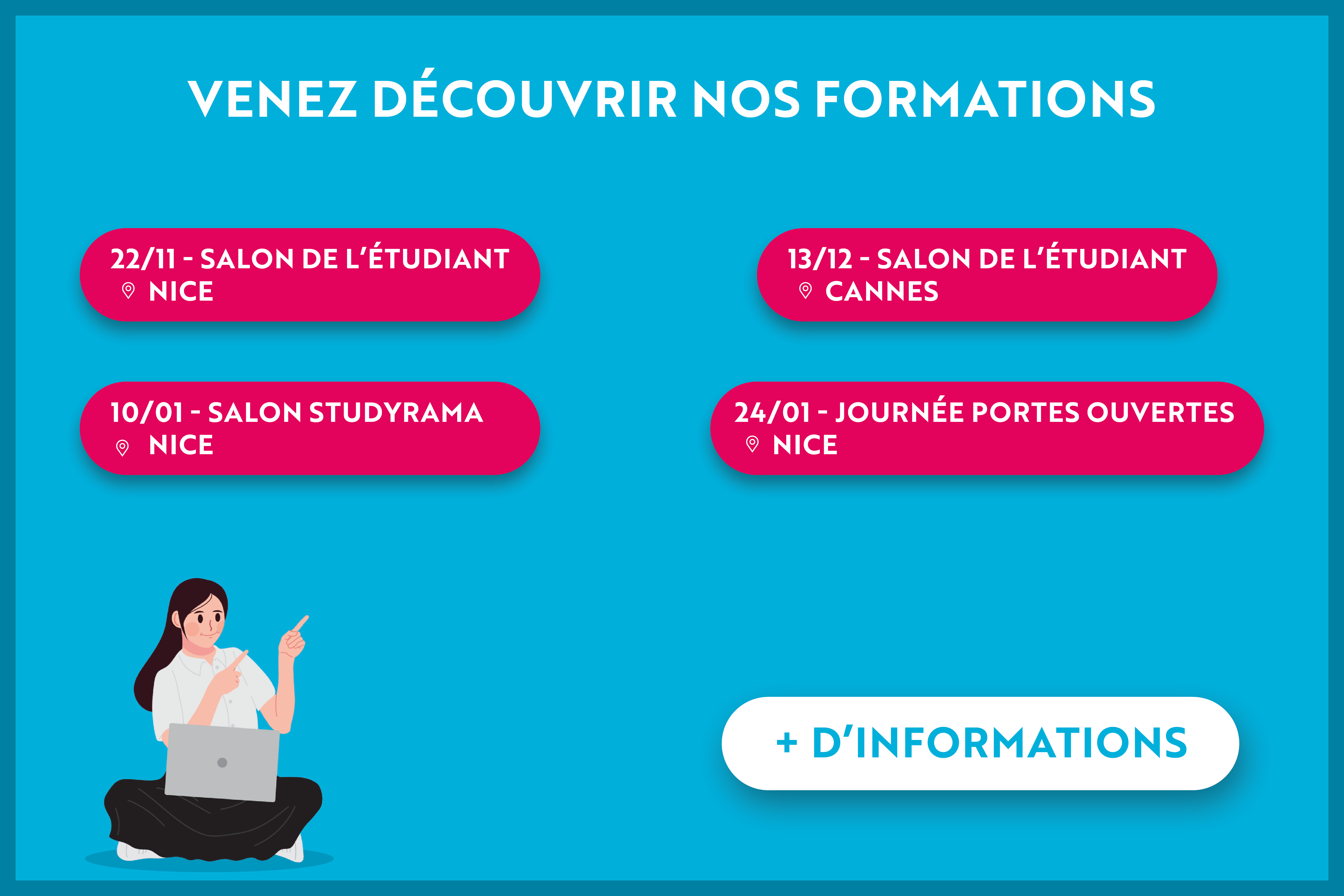 Agenda des événements