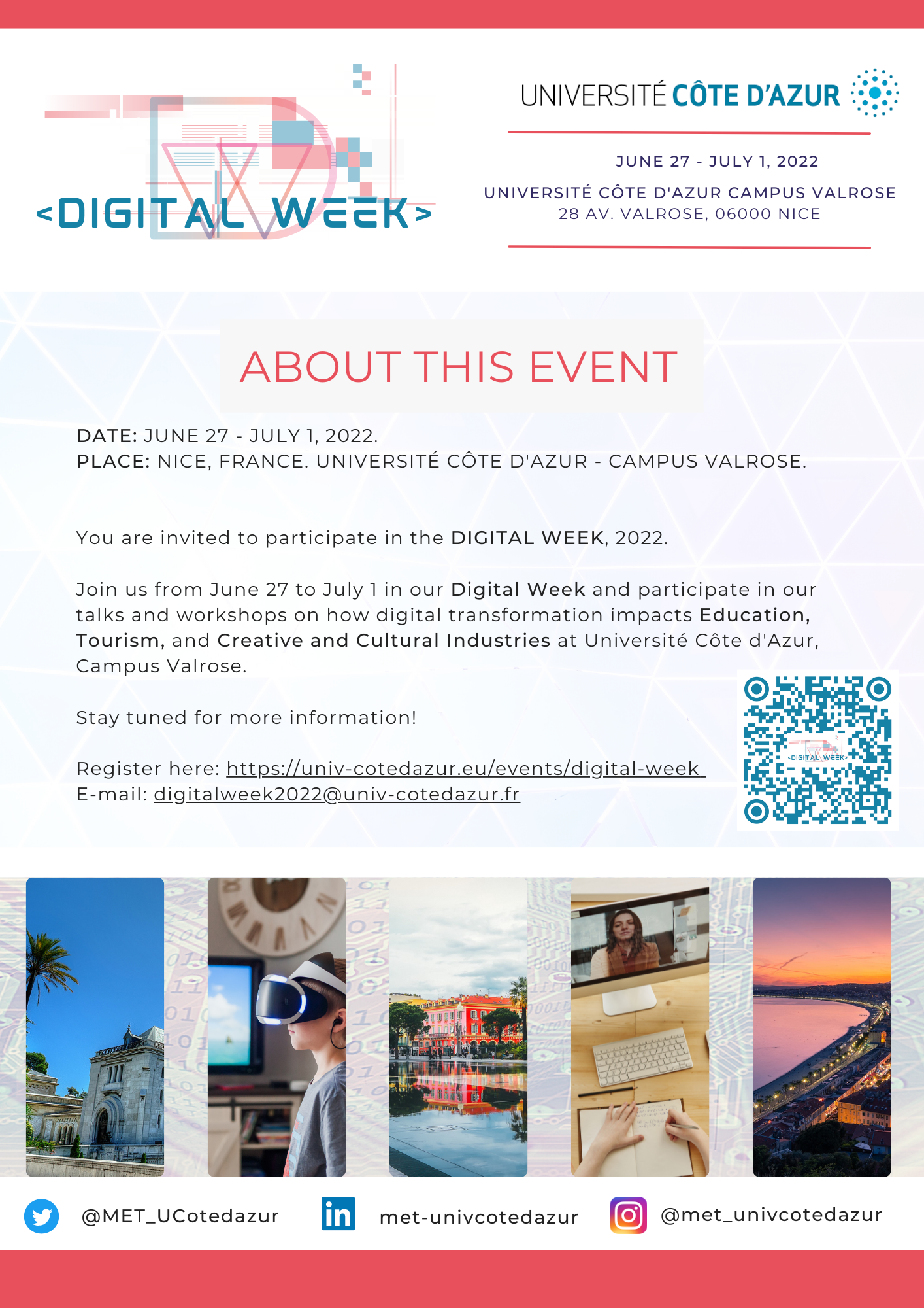 Digital week univ cote d'azur