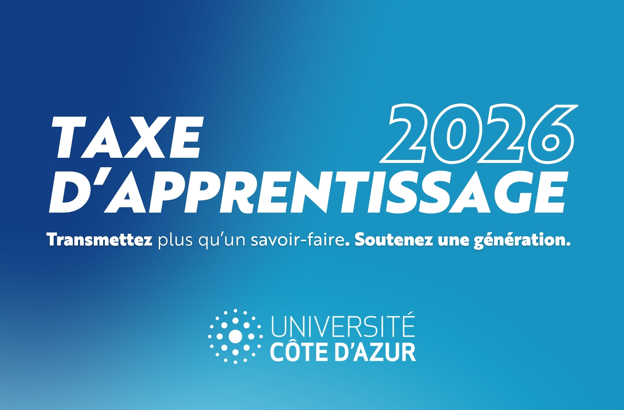 TAXE D'APPRENTISSAGE 2026