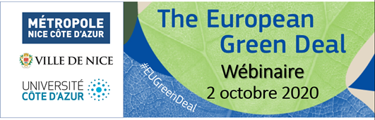 Webinaire Green Deal 2 Octobre