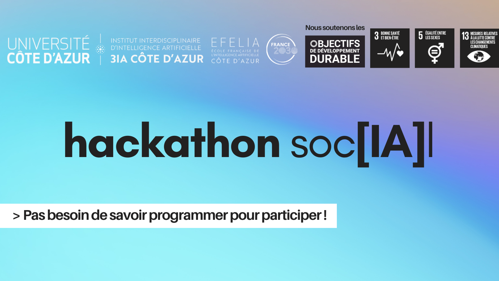 Hackathon soc[IA]l 2024 EFELIA Côte d'Azur