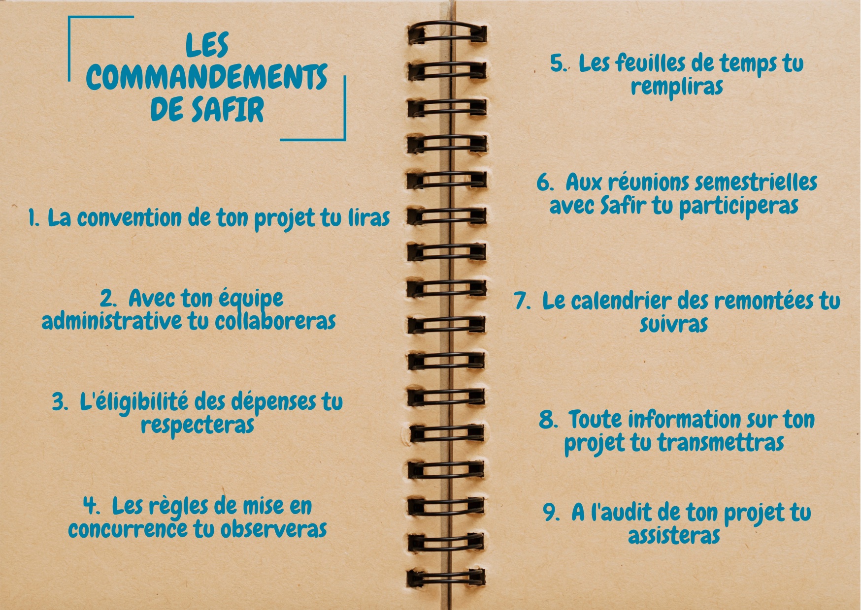 commandements SAFIR