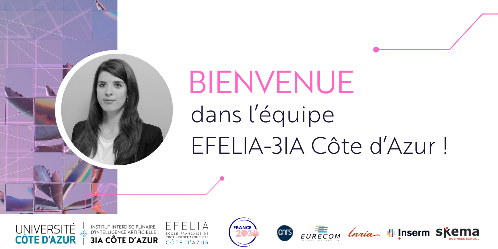 Marylou Le Roy rejoint EFELIA-3IA Côte d'Azur