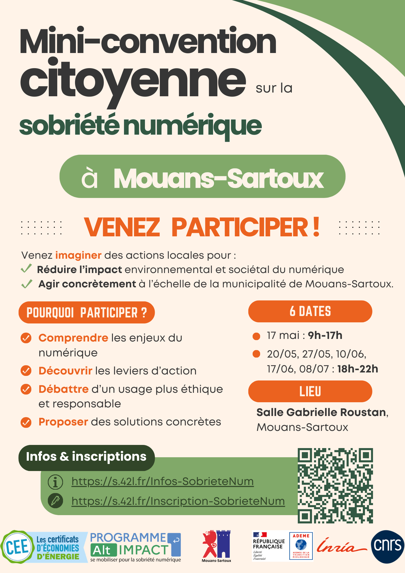 Mini convention citoyenne Mouans-Sartoux sobriété numérique