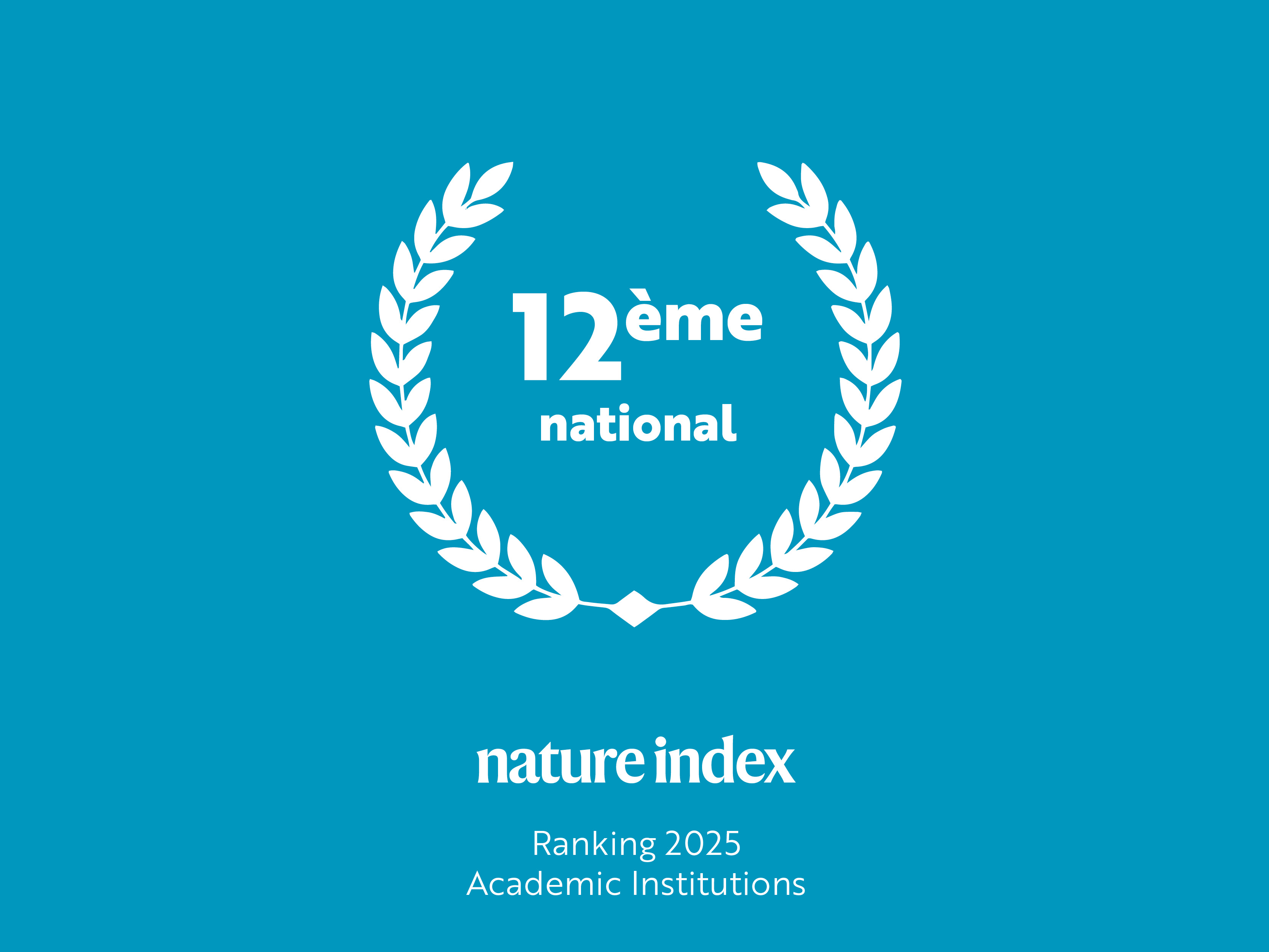 UniCA se classe au 12ème rang national des institutions académiques dans le Nature Index Ranking 2025, récompensant la qualité de ses publications scientifiques.