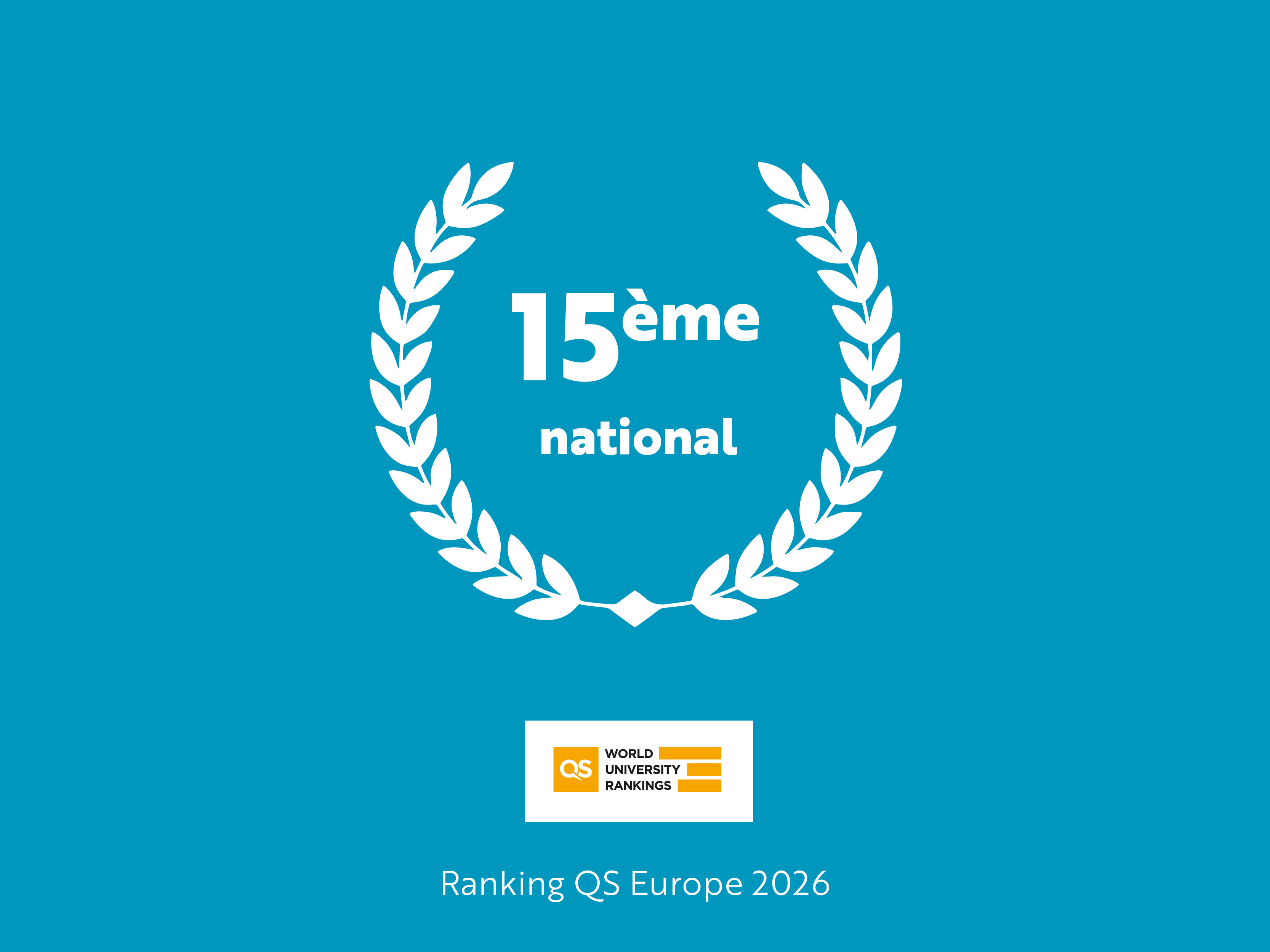 15ème national Ranking QS Europe 2026