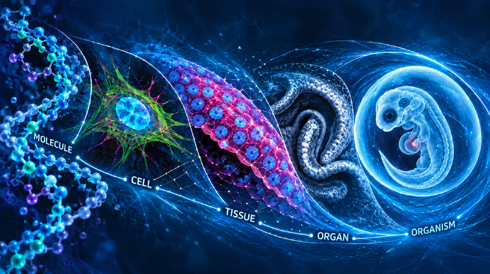 Molecule to organism progression.png