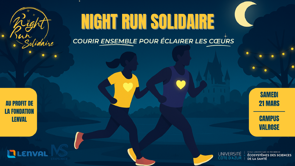Night Run Solidaire - Visuel