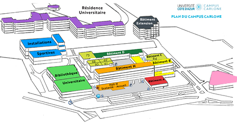 plan du campus carlone