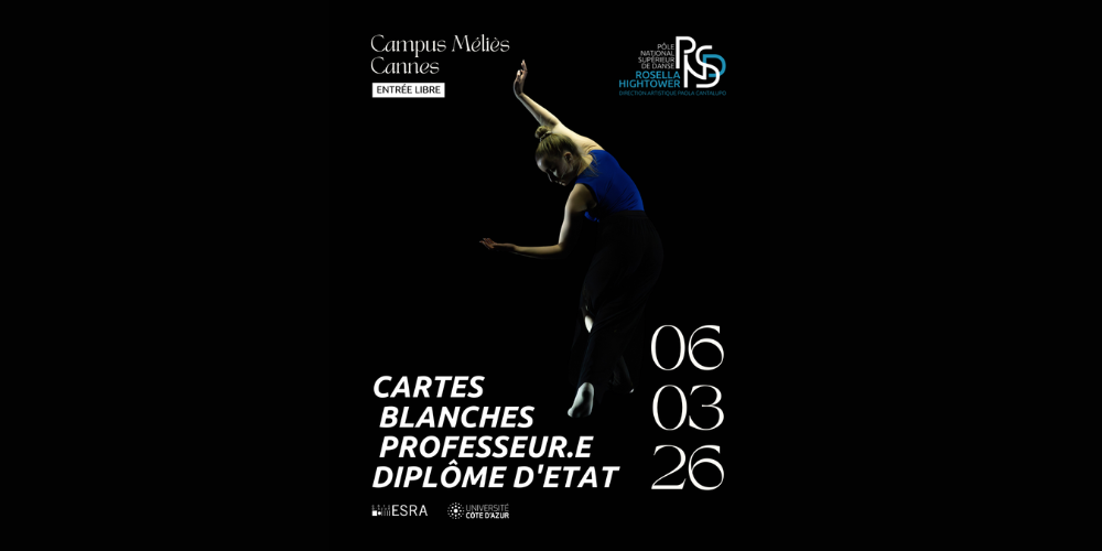 spectacle de danse PNSD Rosella Hightower danseuse sur fond noir