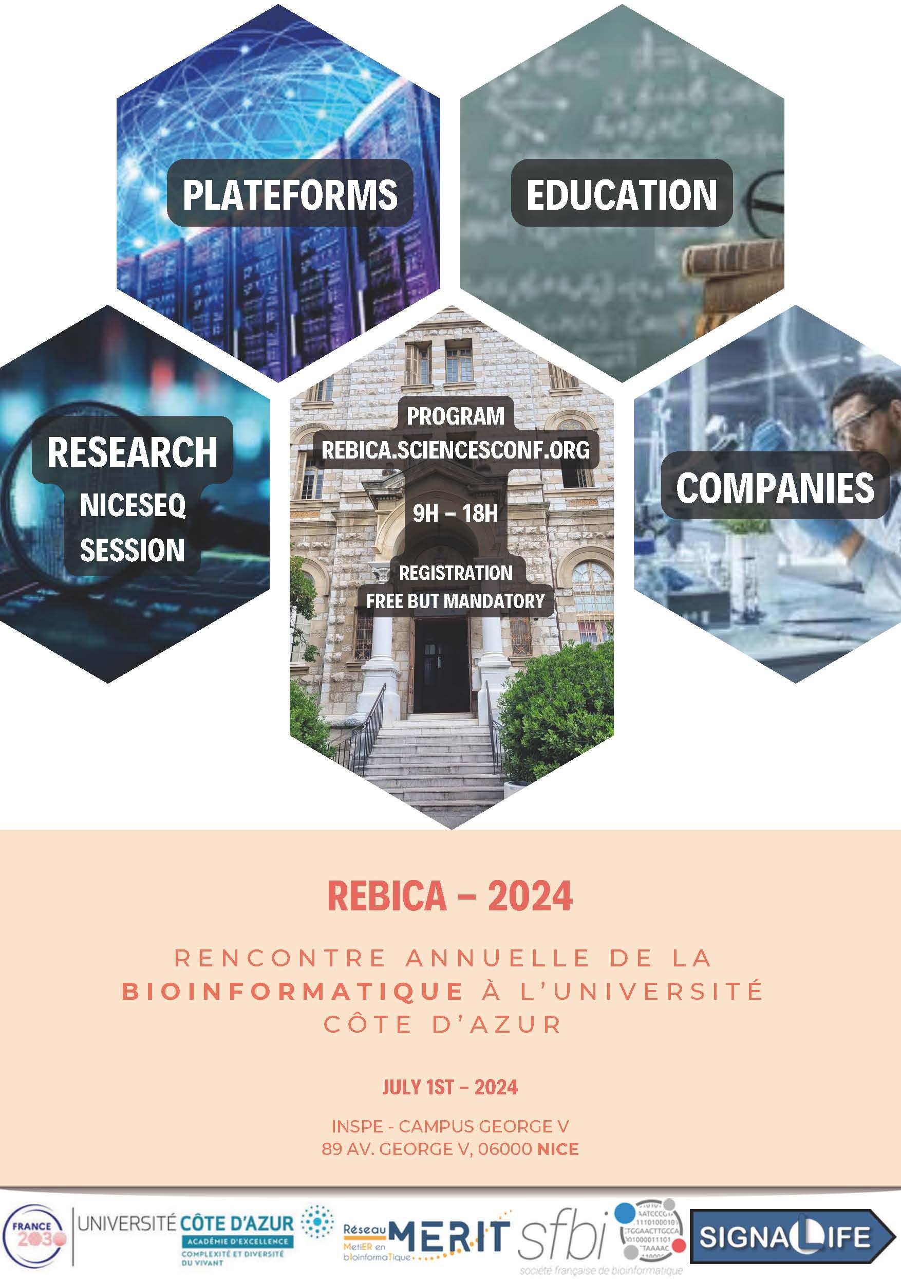 [REBICA 2024] REncontre annuelle BIoinformatique à Université Côte d'Azur