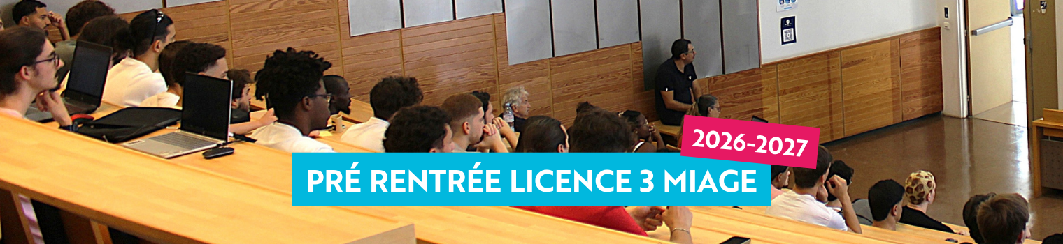 Rentrée MIAGE