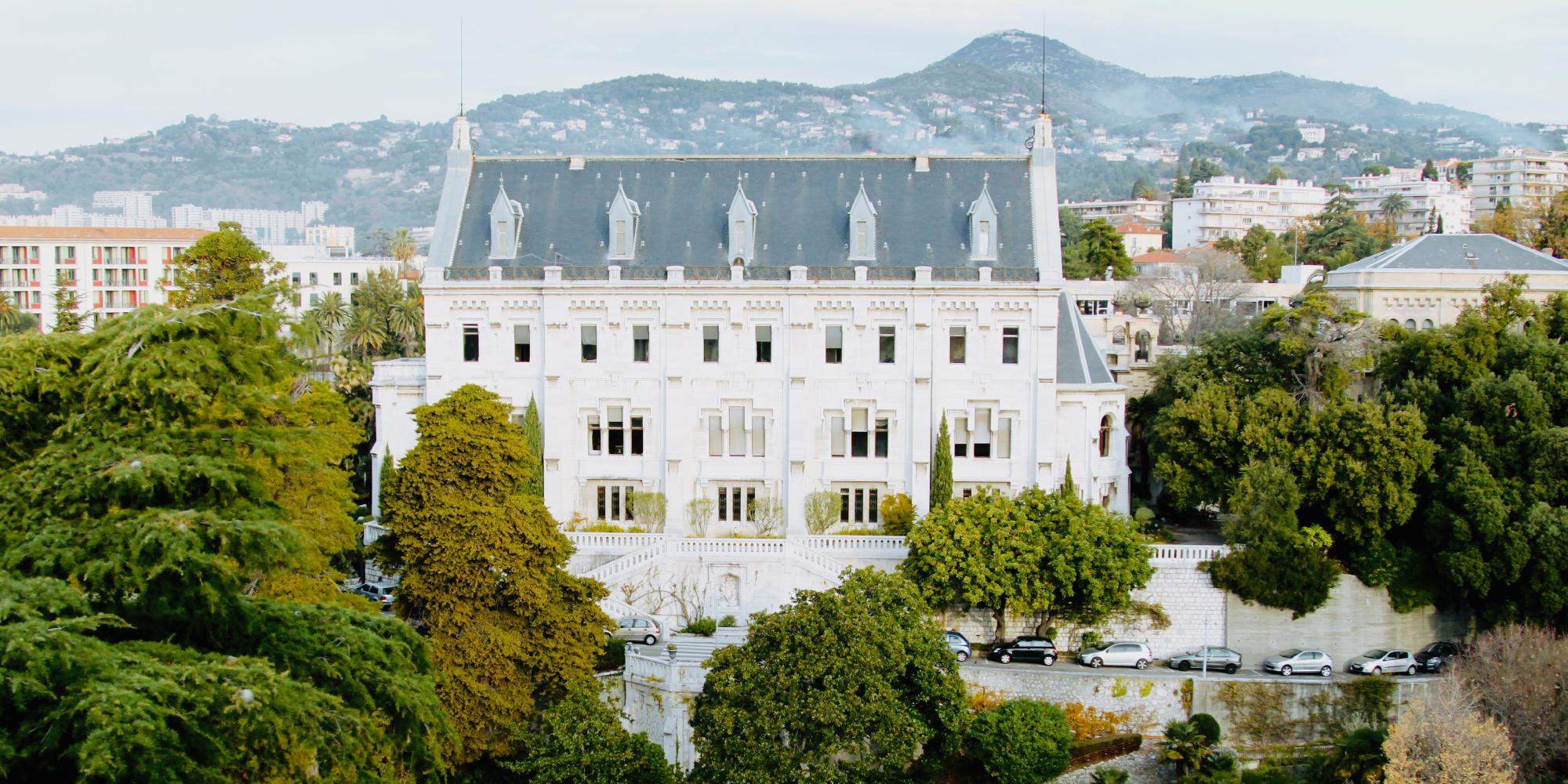 Vue du Grand Château de Valrose