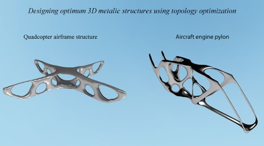 25 - Designing optimum 3D metalic structures using topology optimization