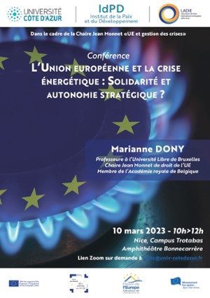 Affiche M DONY UE et crise énergétique