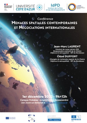 Affiche Menaces spatiales 1er déc 2022