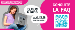 Affiche STAPS FAQ