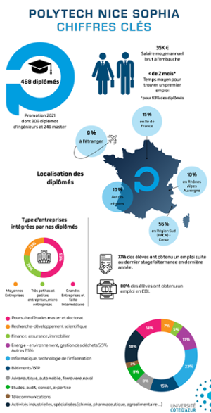 Polytech infographie chiffres cles