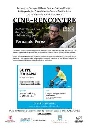 Affiche Ciné rencontre Fernando Pérez