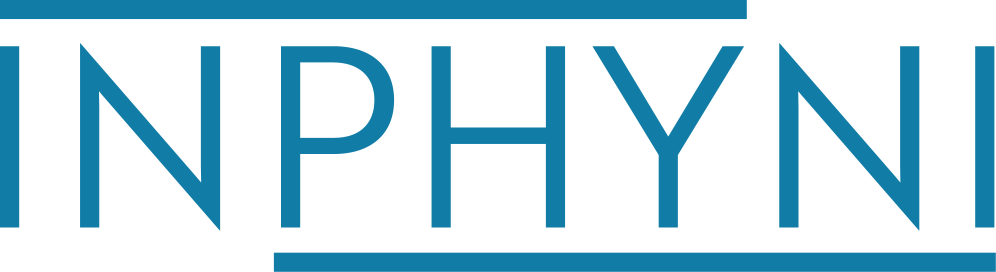 INPHYNI - Logo bleu