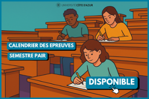 illustration pour la période d'examen des semestre pair