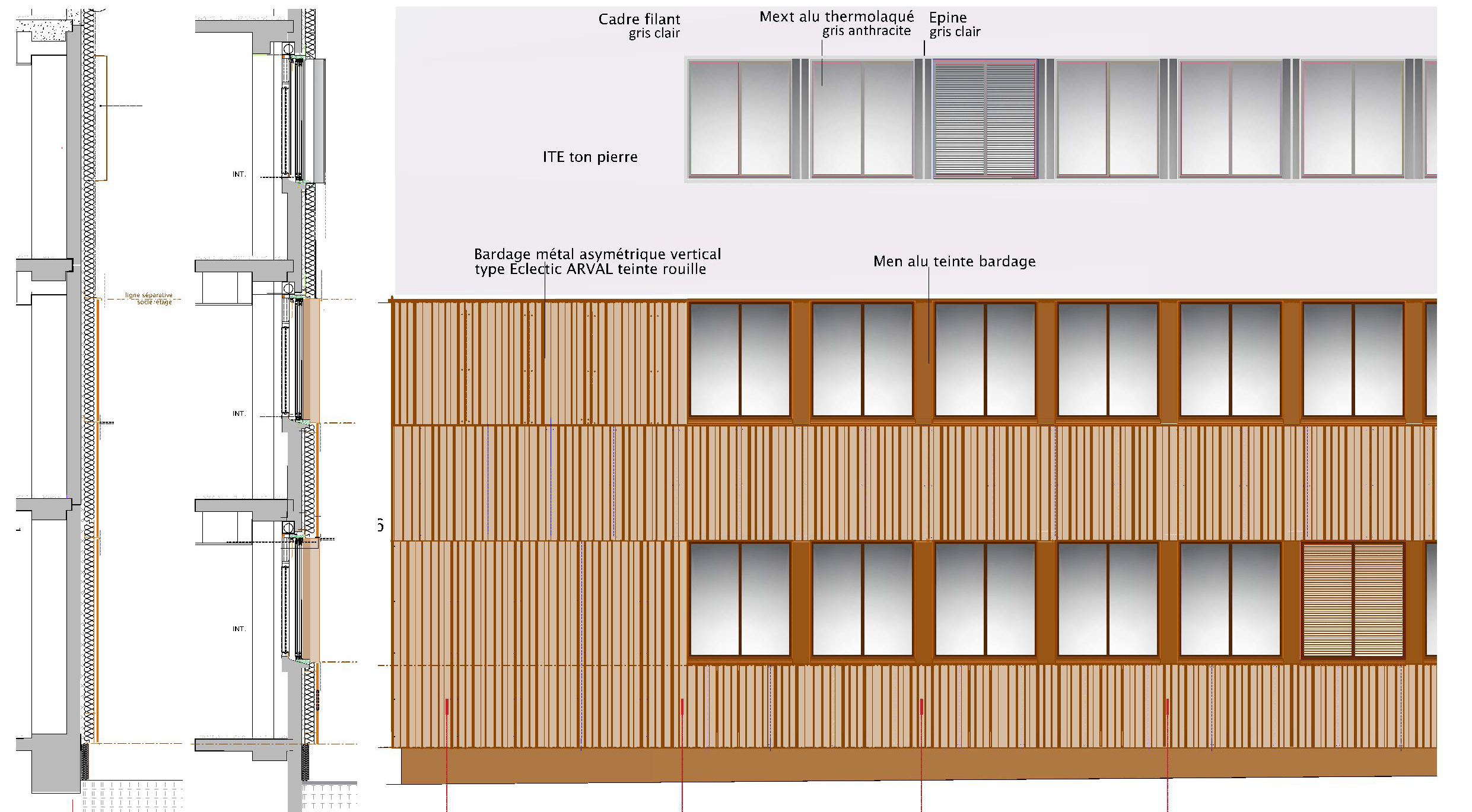 Travaux façade bardage